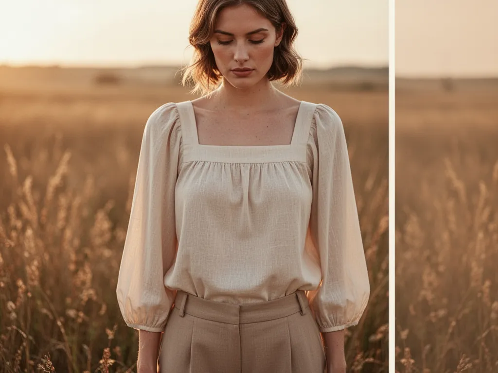 Blouse à encolure carrée : 7 façons de la choisir et la porter